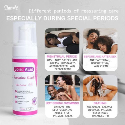 Boric Acid Feminine Wash — Odor Control