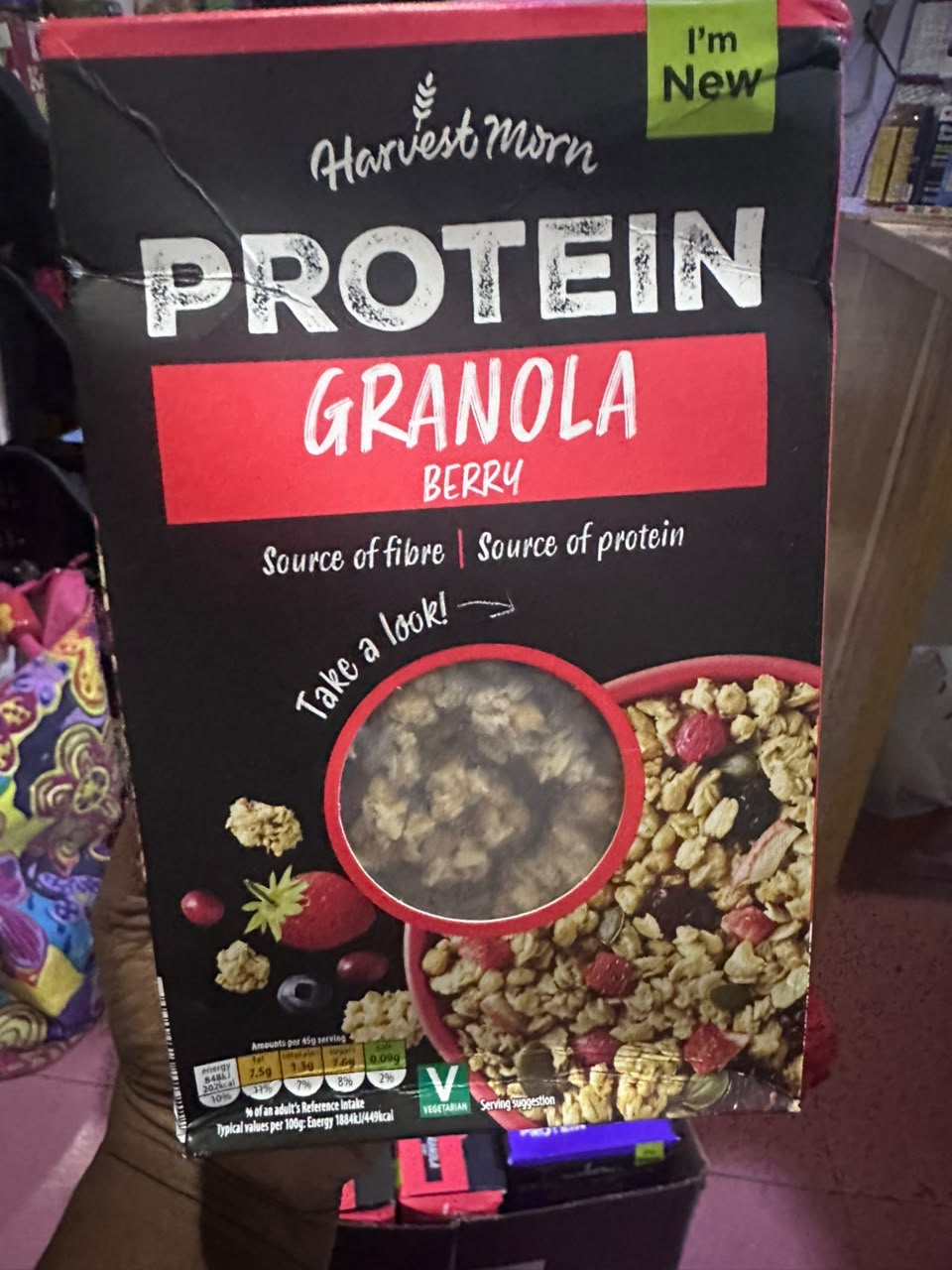 Harvest Morn Protein Granola — Berry