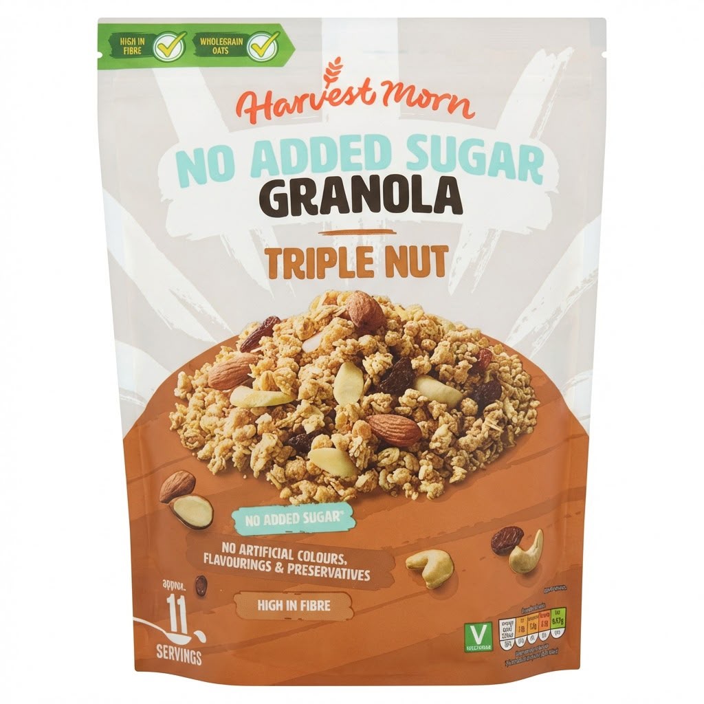 Harvest Morn Triple Nut Granola — No Added Sugar