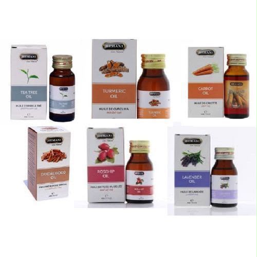 Hemani Essential Oils — Tea Tree, Turmeric, Carrot, Sandalwood, Rosehip & Lavender