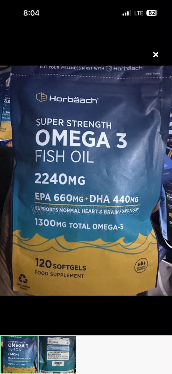 Horbaach Super Strength Omega 3 Fish Oil 2240mg