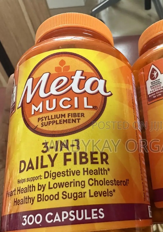 Metamucil 3-in-1 Daily Fiber Psyllium Fiber Supplement