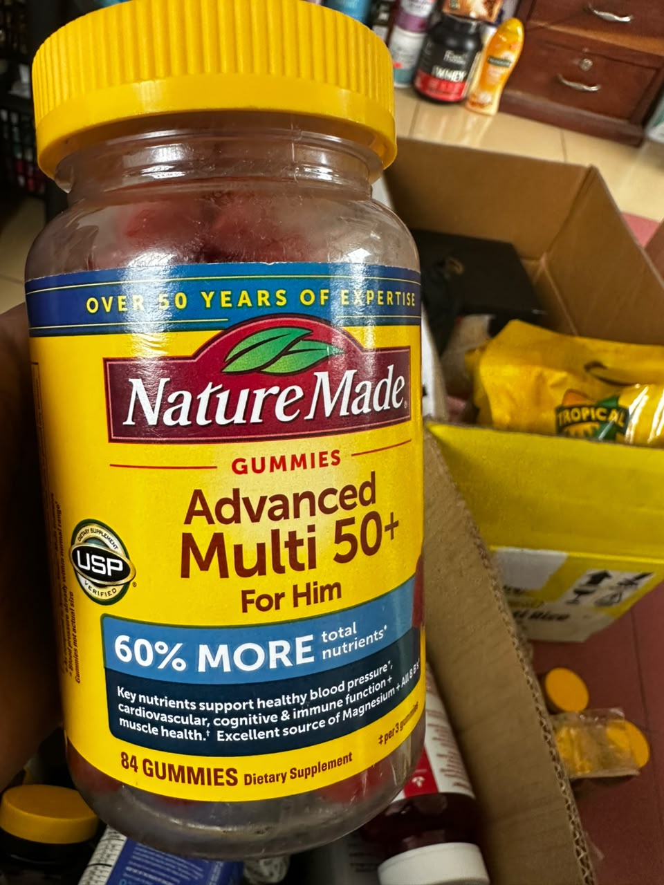 Nature Made Advanced Multi 50+ For Him Gummies