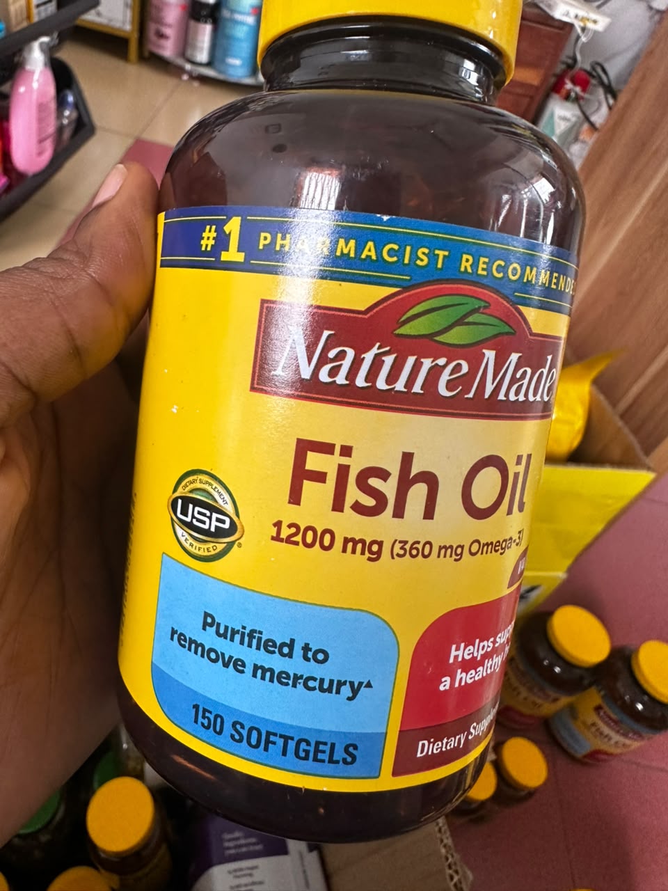 Nature Made Fish Oil 1200mg (360mg Omega-3)
