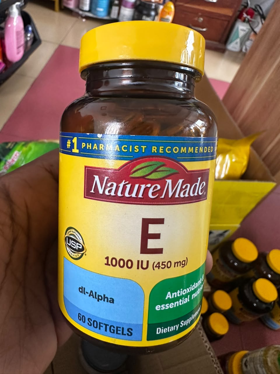Nature Made Vitamin E 1000 IU (450mg) dl-Alpha