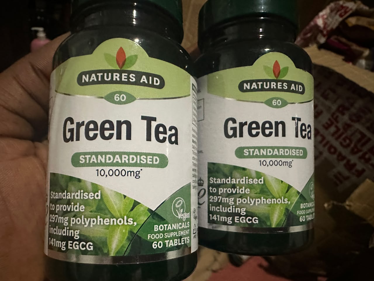 Natures Aid Green Tea Standardised 10,000mg