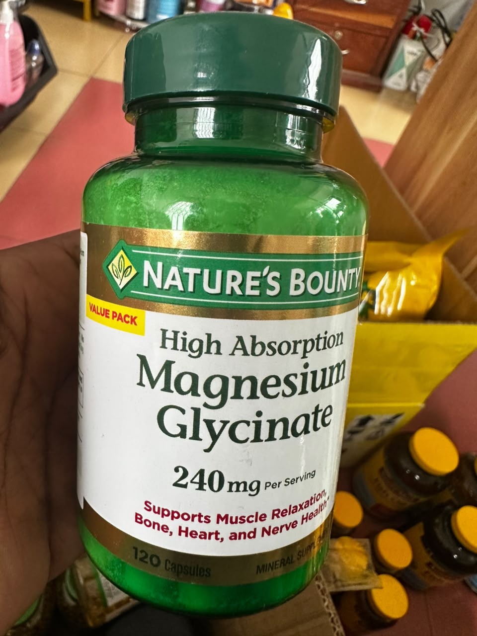 Nature's Bounty High Absorption Magnesium Glycinate 240mg