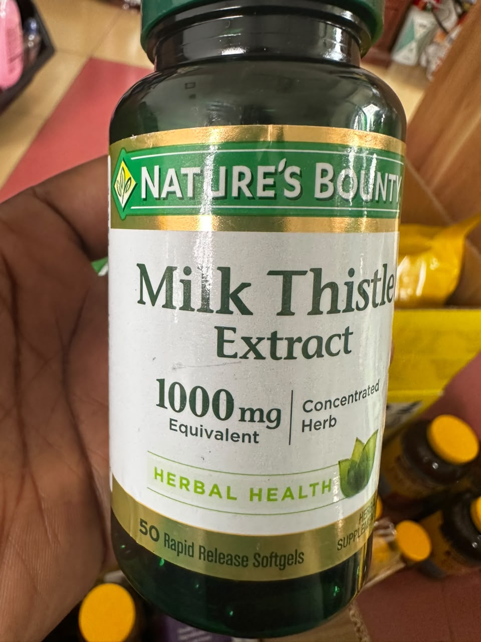Nature's Bounty Milk Thistle Extract 1000mg