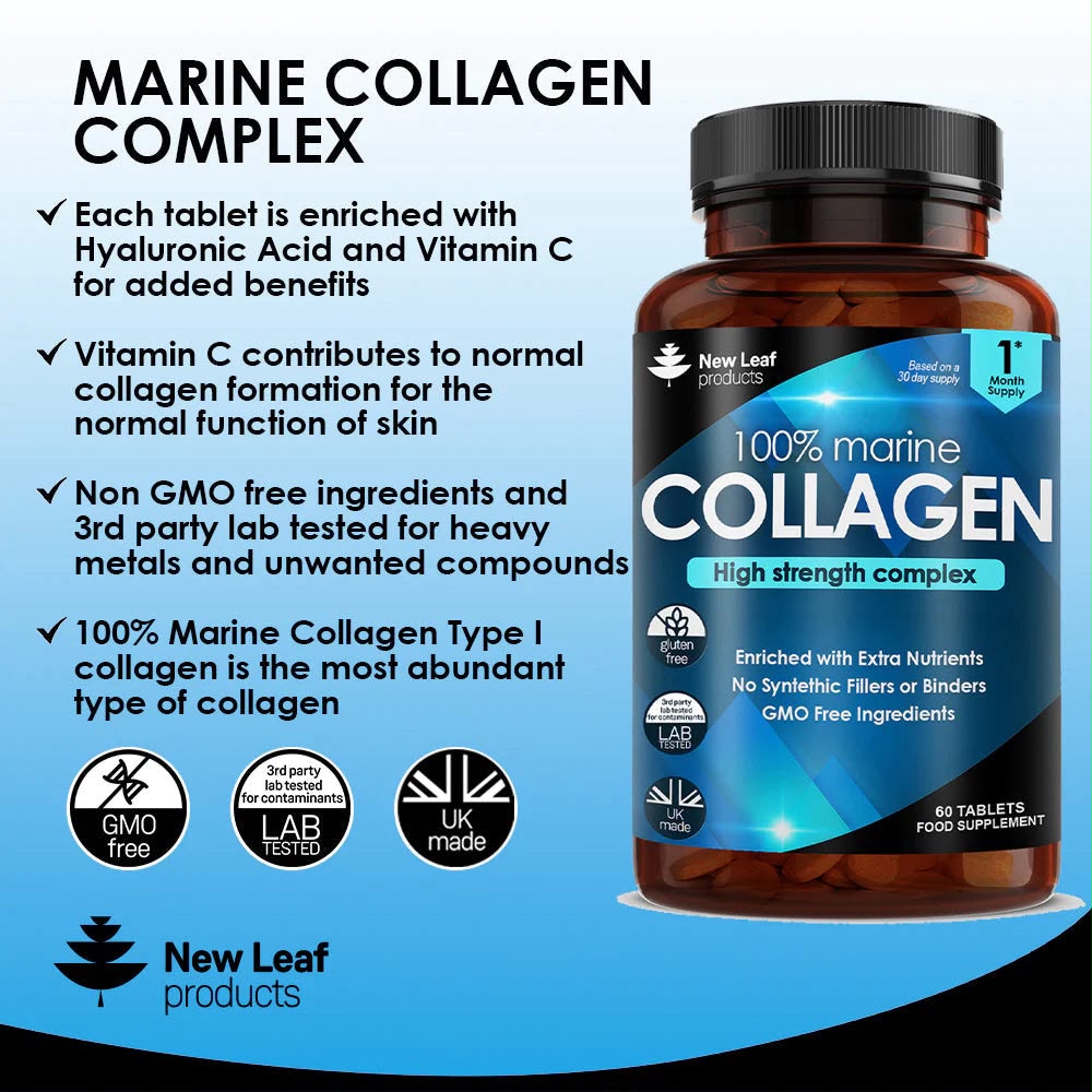 New Leaf 100% Marine Collagen High Strength Complex