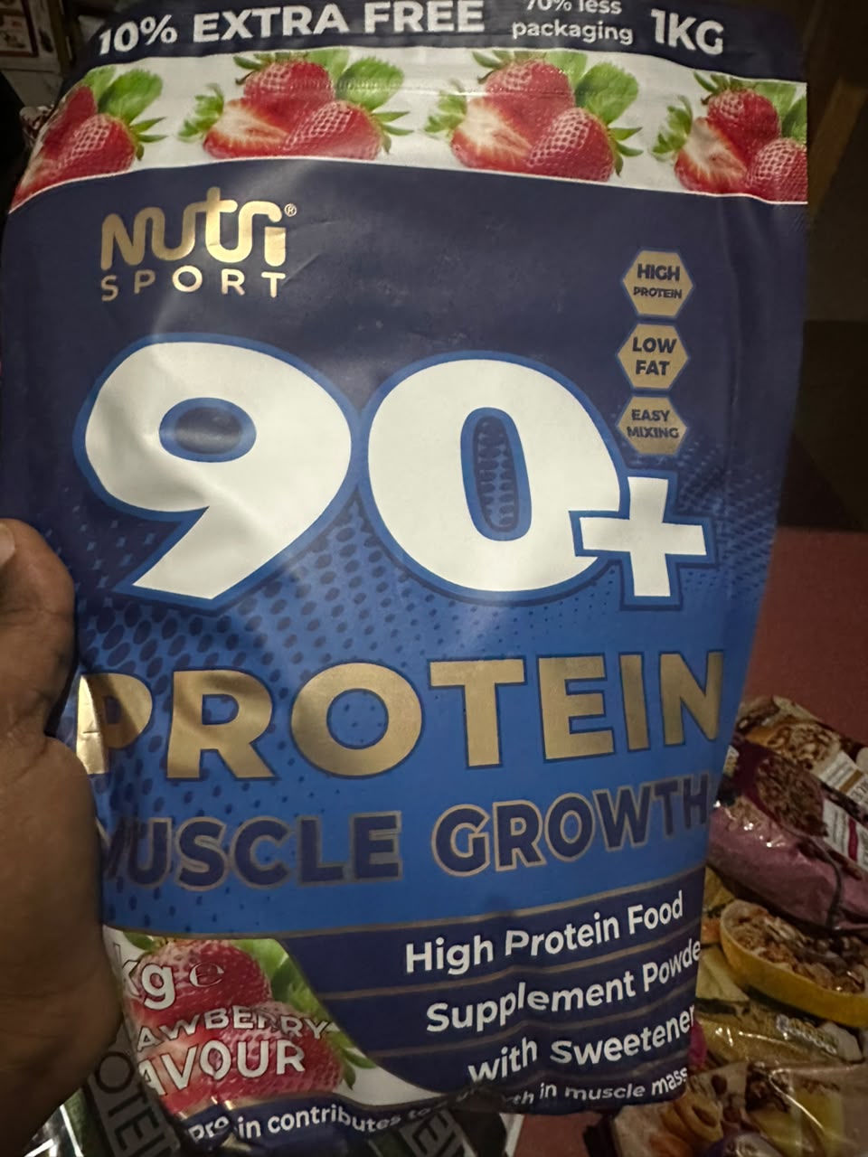 Nutri Sport 90+ Protein Muscle Growth — Strawberry