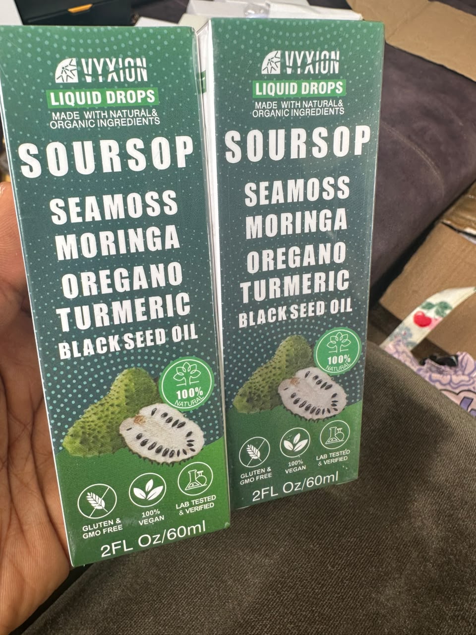 Soursop Seamoss Moringa