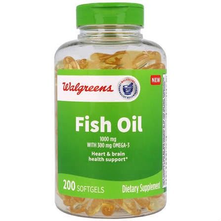 Walgreens Fish Oil 1000mg
