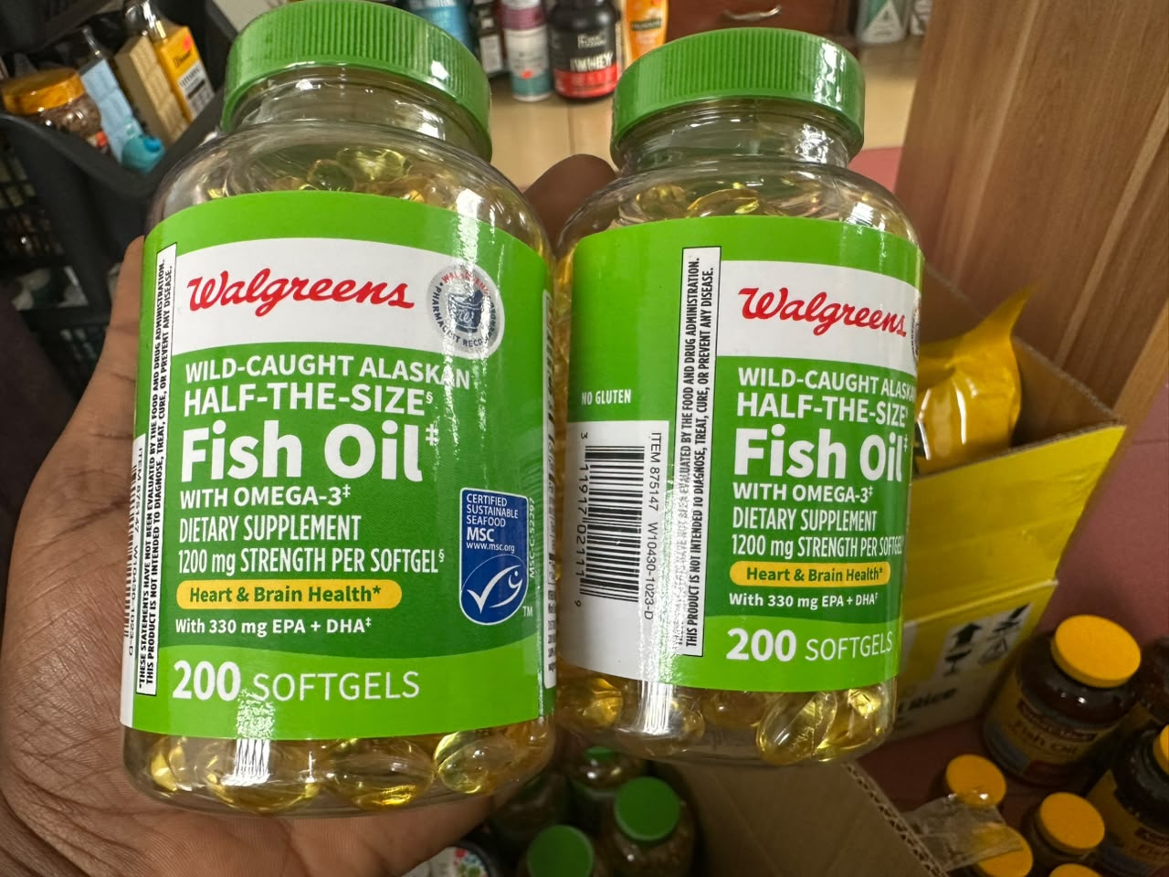 Walgreens Wild-Caught Alaskan Fish Oil 1200mg